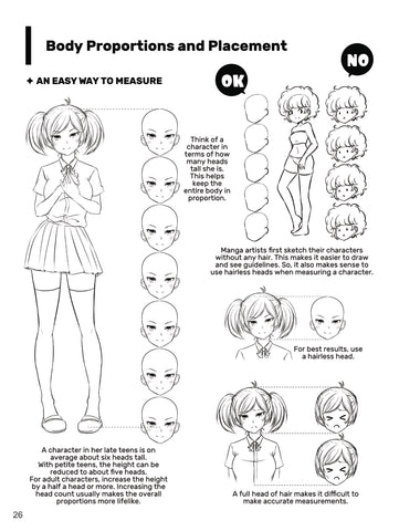 how to draw manga full body